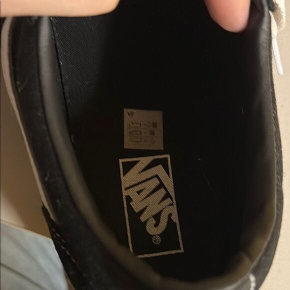 Vans Off the Wall Black and White Low-Top Canvas Sneakers Size 13 - Picture 2 of 13